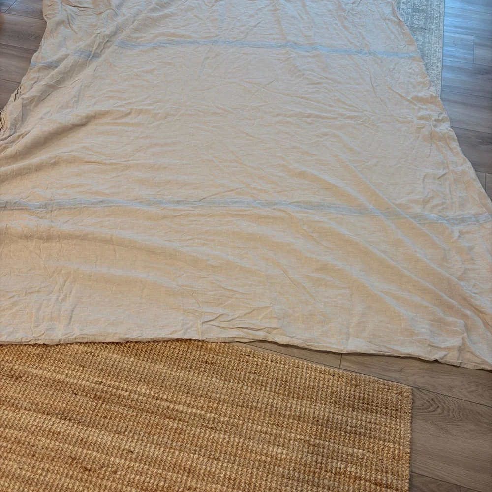 Restoration Hardware RH Baby Child Irish Linen Duvet Queen